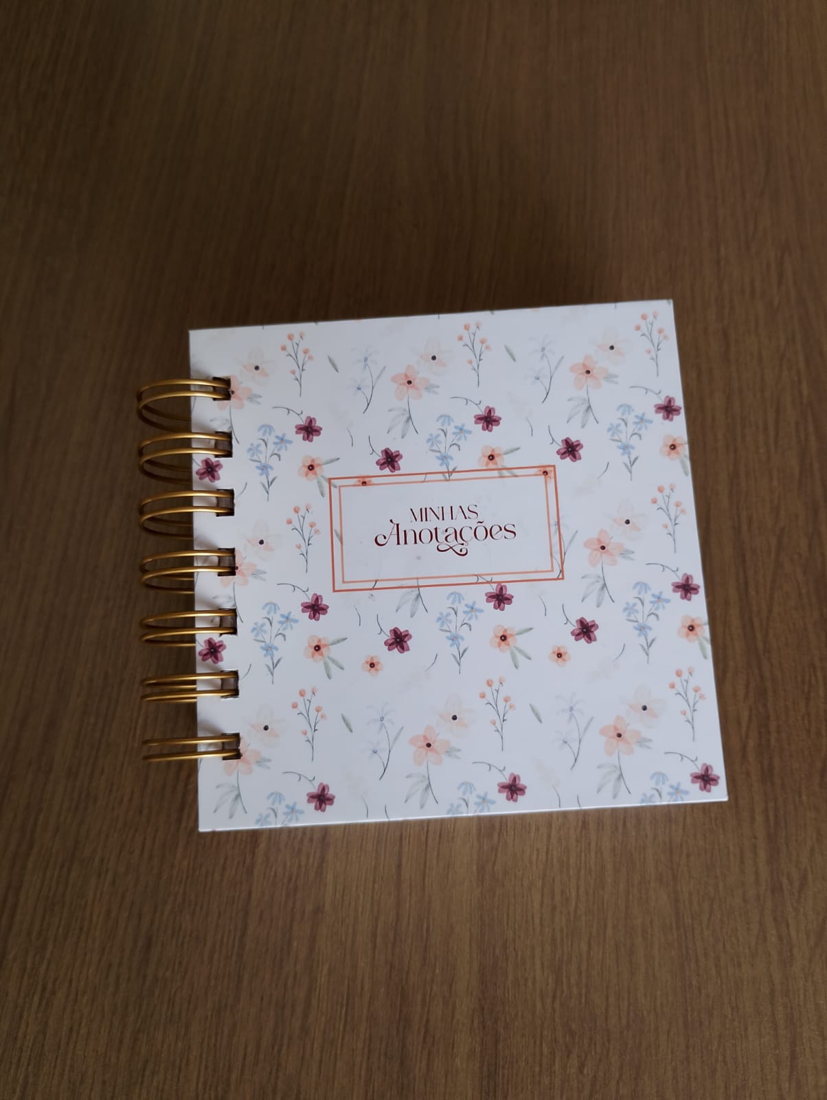 Bloco de anotações - floral