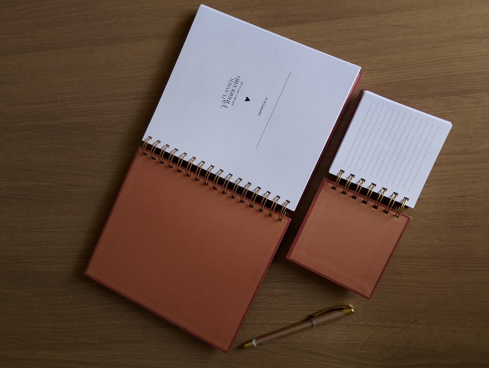 Bloco de anotações - Marrom