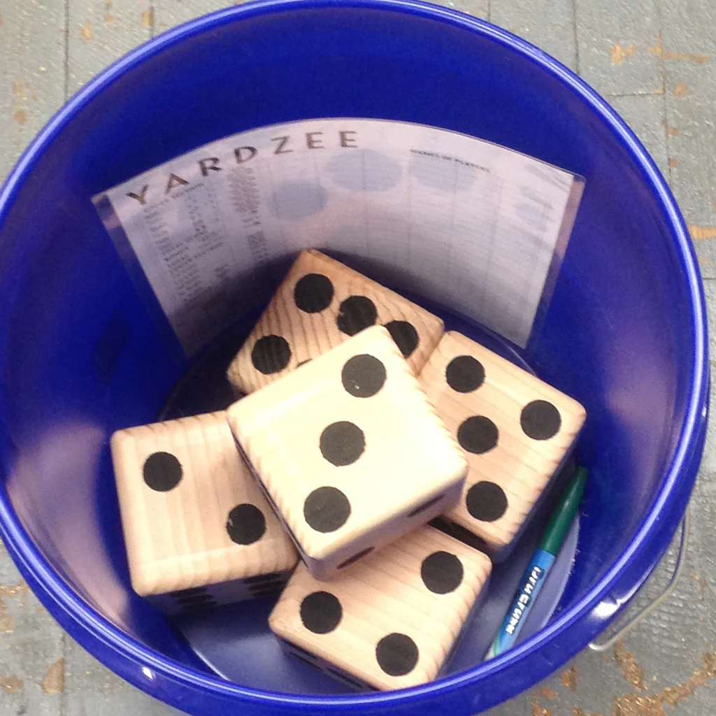 Yardzee Giant Dice Game Set