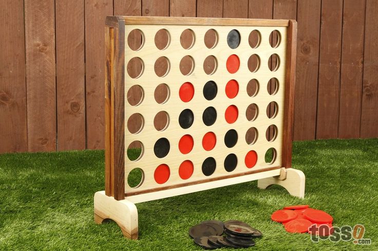 Giant Wooden Connect Four Game