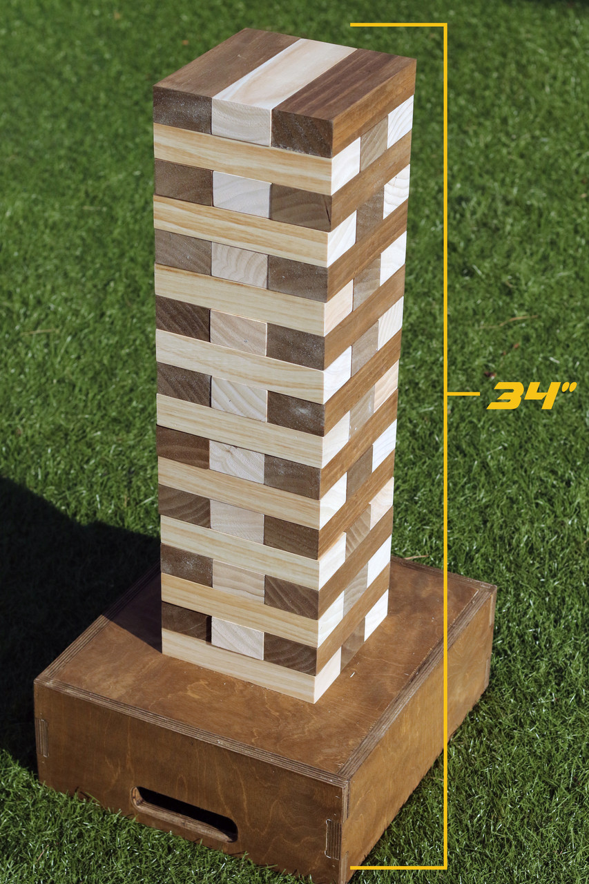 Giant Wooden Stacking Tower