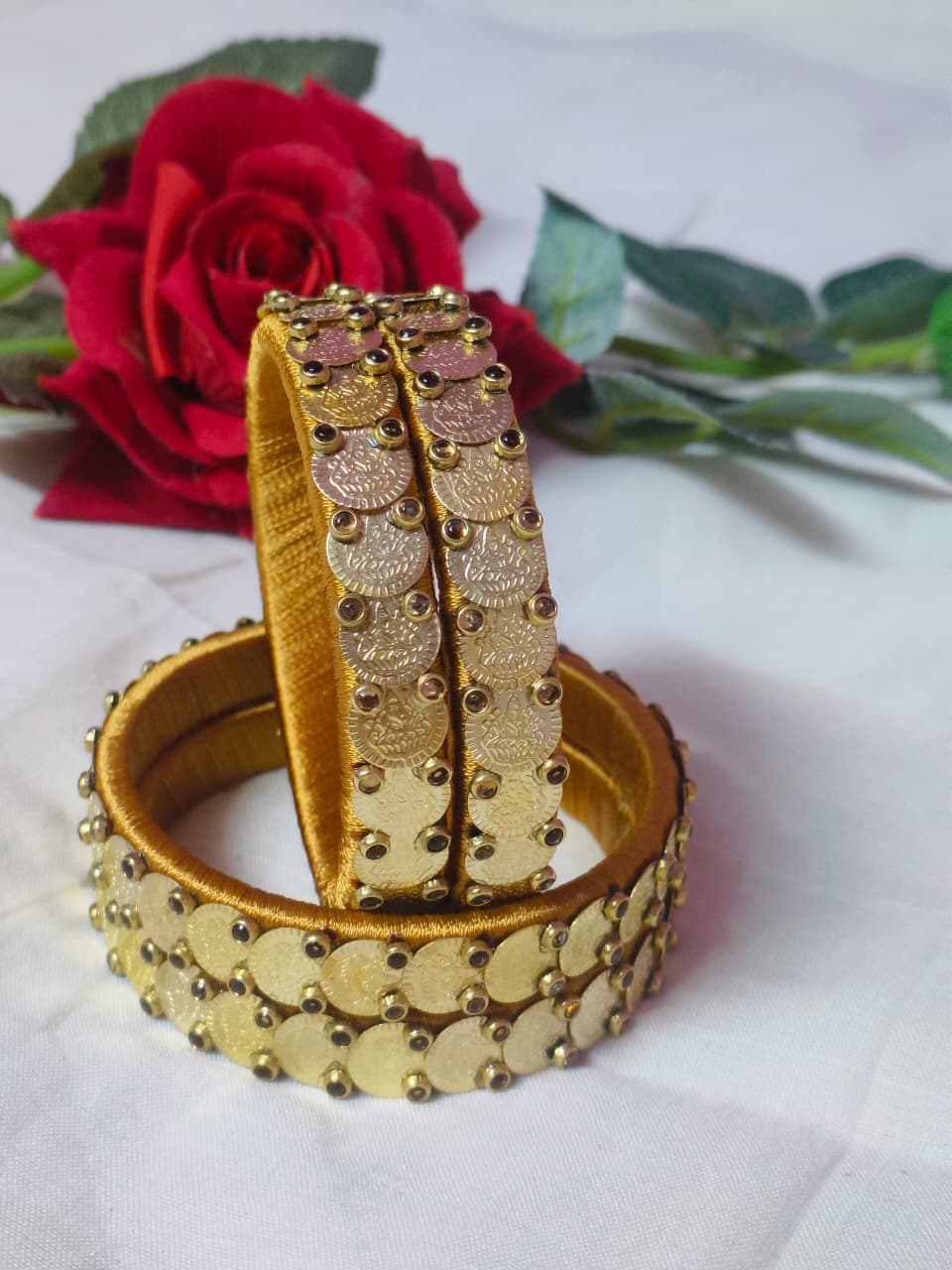 Kasu Bangles Set