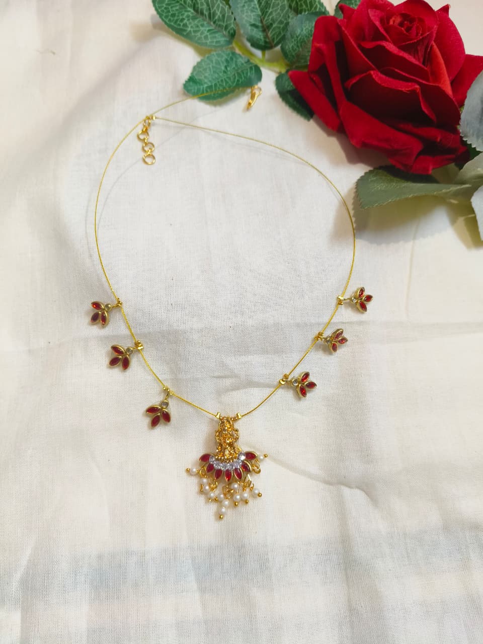 Floral Gold Necklace
