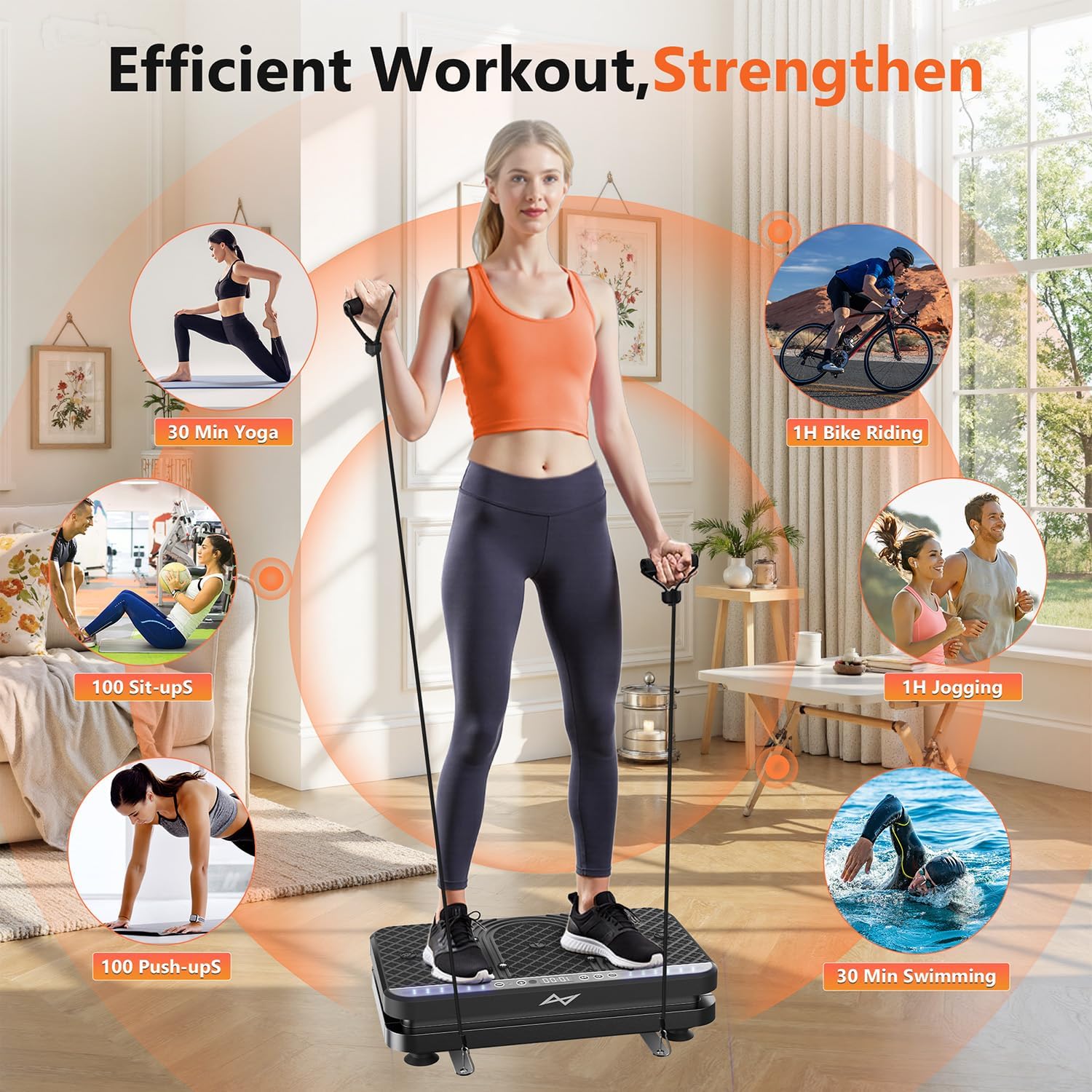 Vibration Plate Exercise Machine