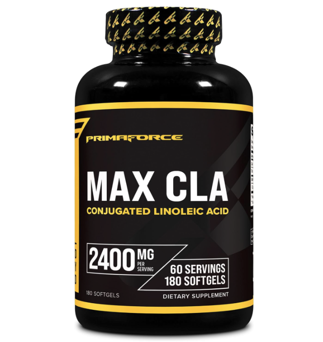 Primaforce CLA 2400 mg per Serving (180 softgels) - Max CLA - for Men and Women, Non-Stimulating, GMO Free & Gluten Free