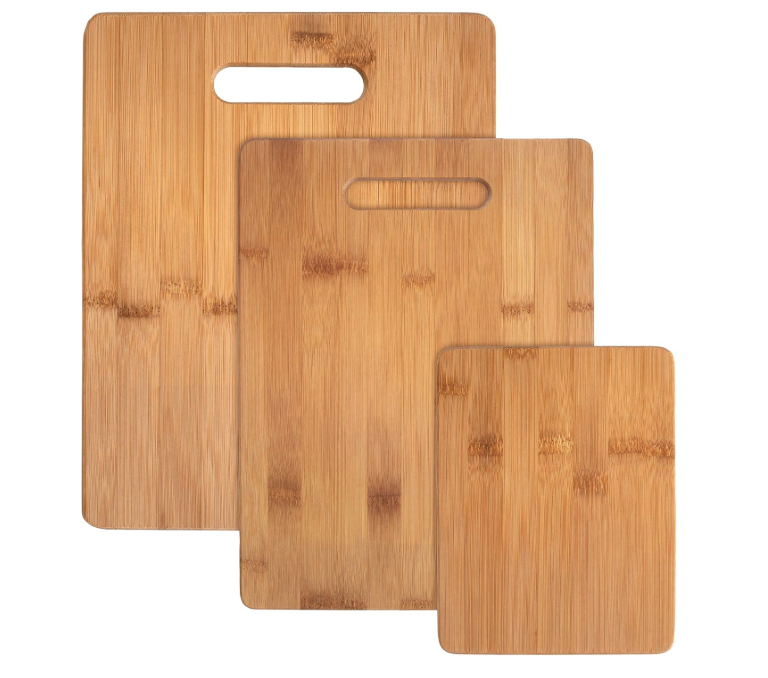 Totally Bamboo Cutting Boards for Kitchen, Set of 3 – Bamboo Wood Cutting Board Set in Large, Medium & Small Sizes