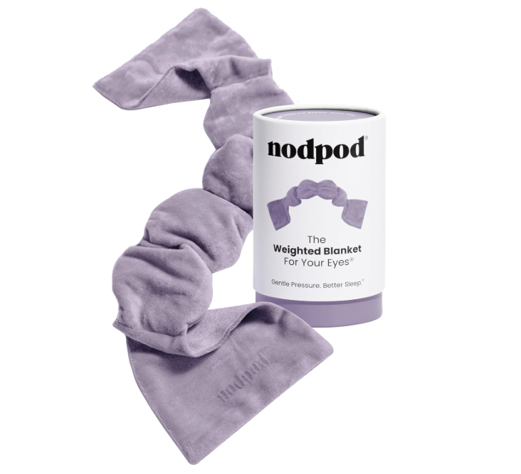 Nodpod Gentle Pressure Sleep Mask | Patented Light Blocking Design for Sleeping, Traveling & Relaxation - Wisteria