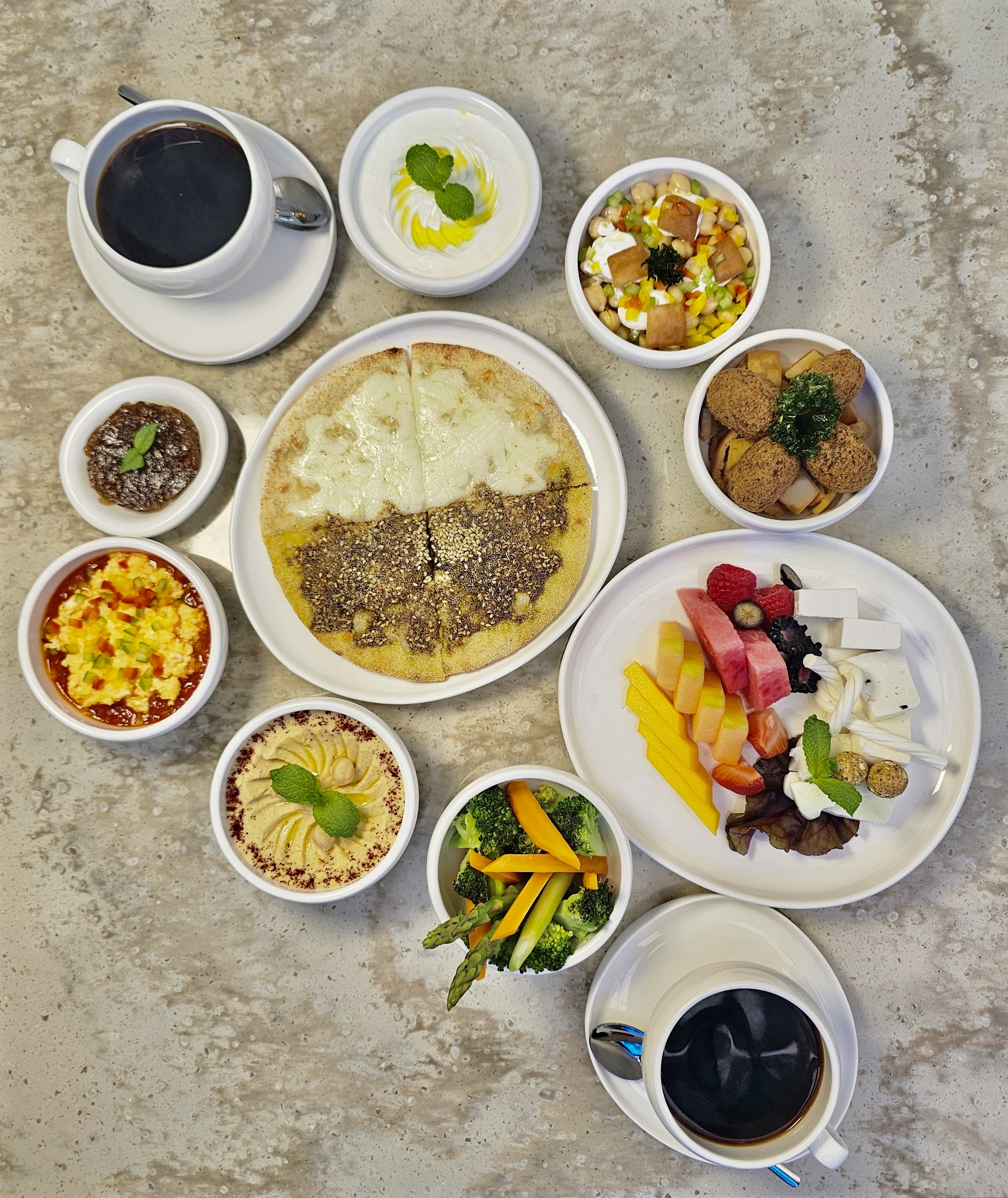 Arabic Breakfast Platter- for 2