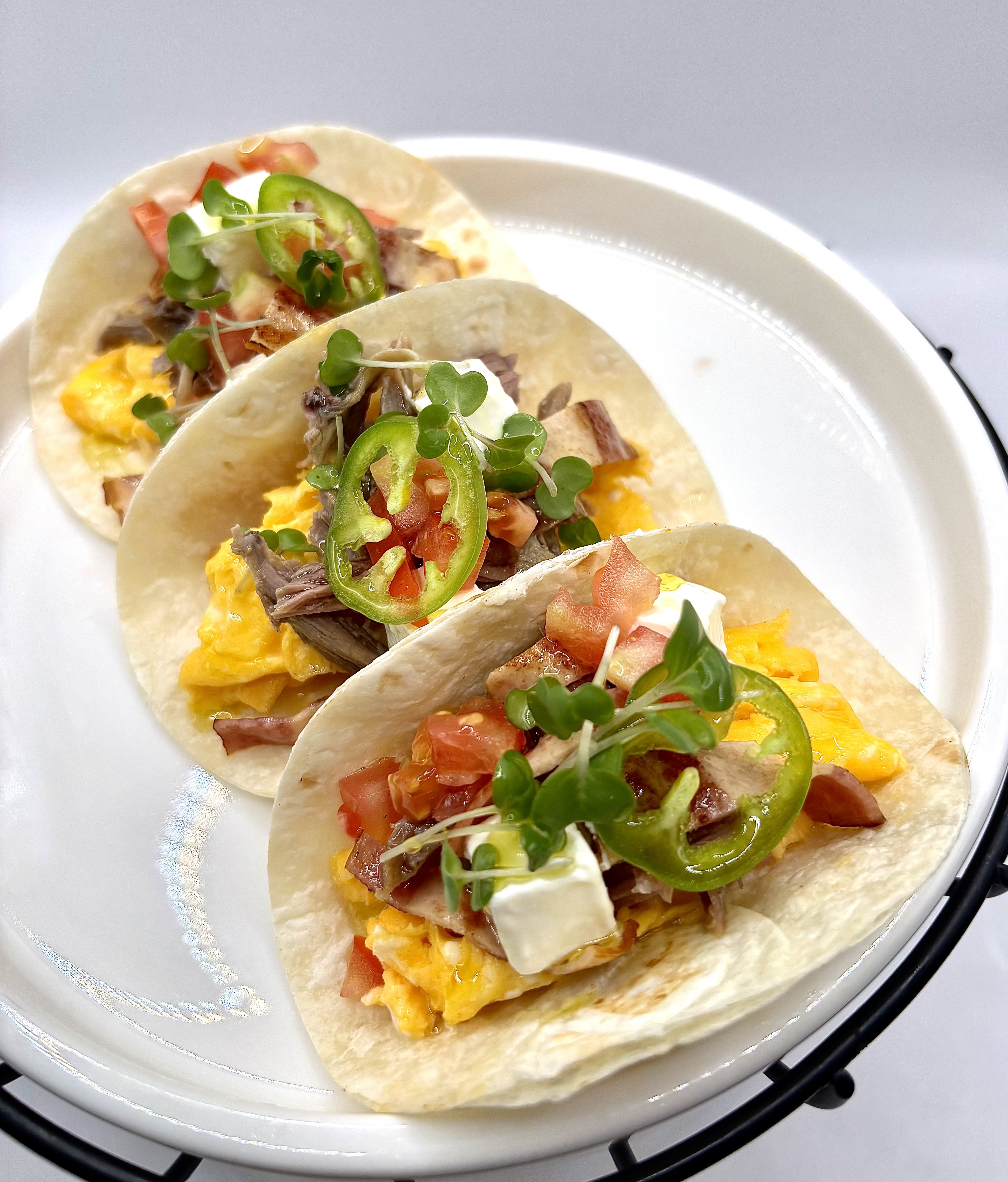 Golden Morning Tacos