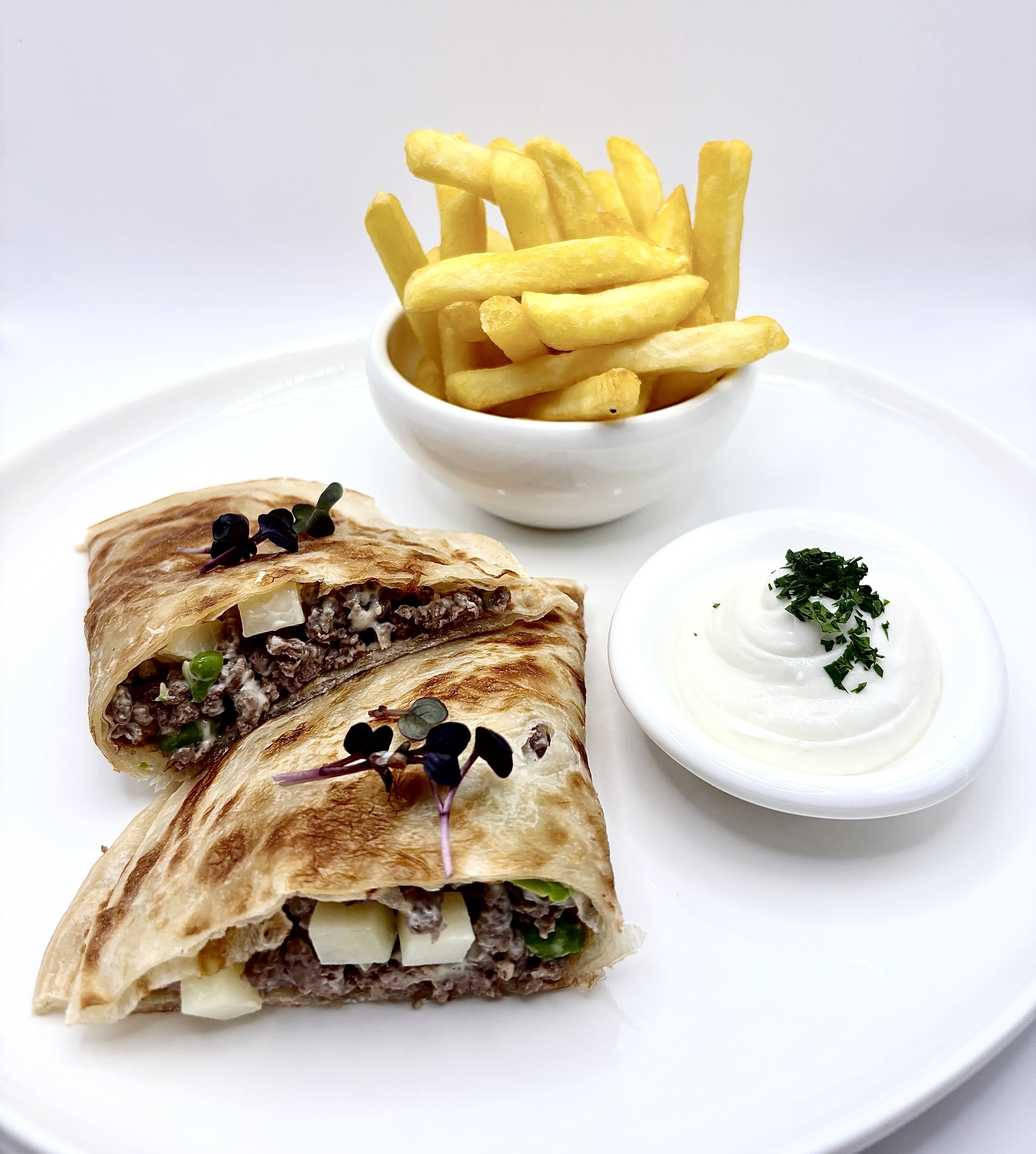 Keema Potato Paratha