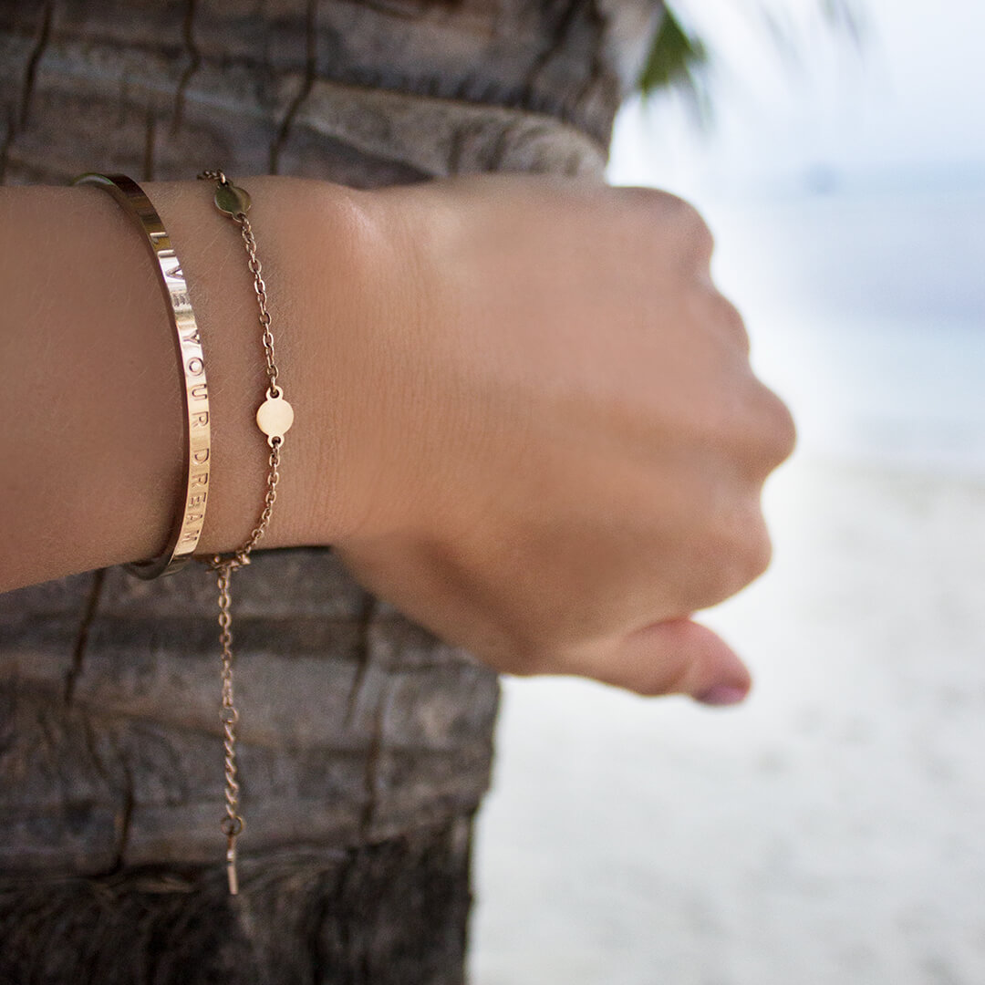 LIKERY Damen Armreif „LIVE YOUR DREAM“