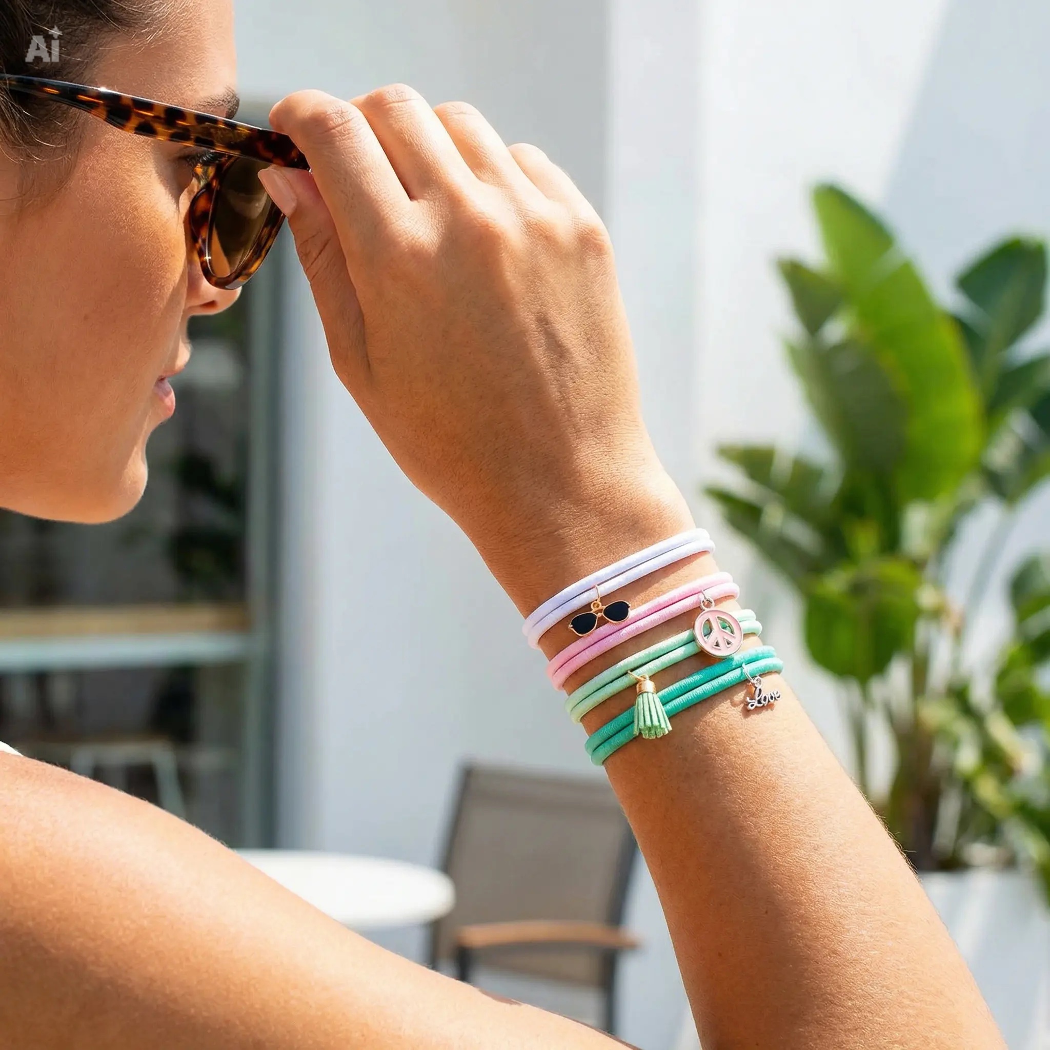 LIKERY „Peace“ Haargummis & Armbänder