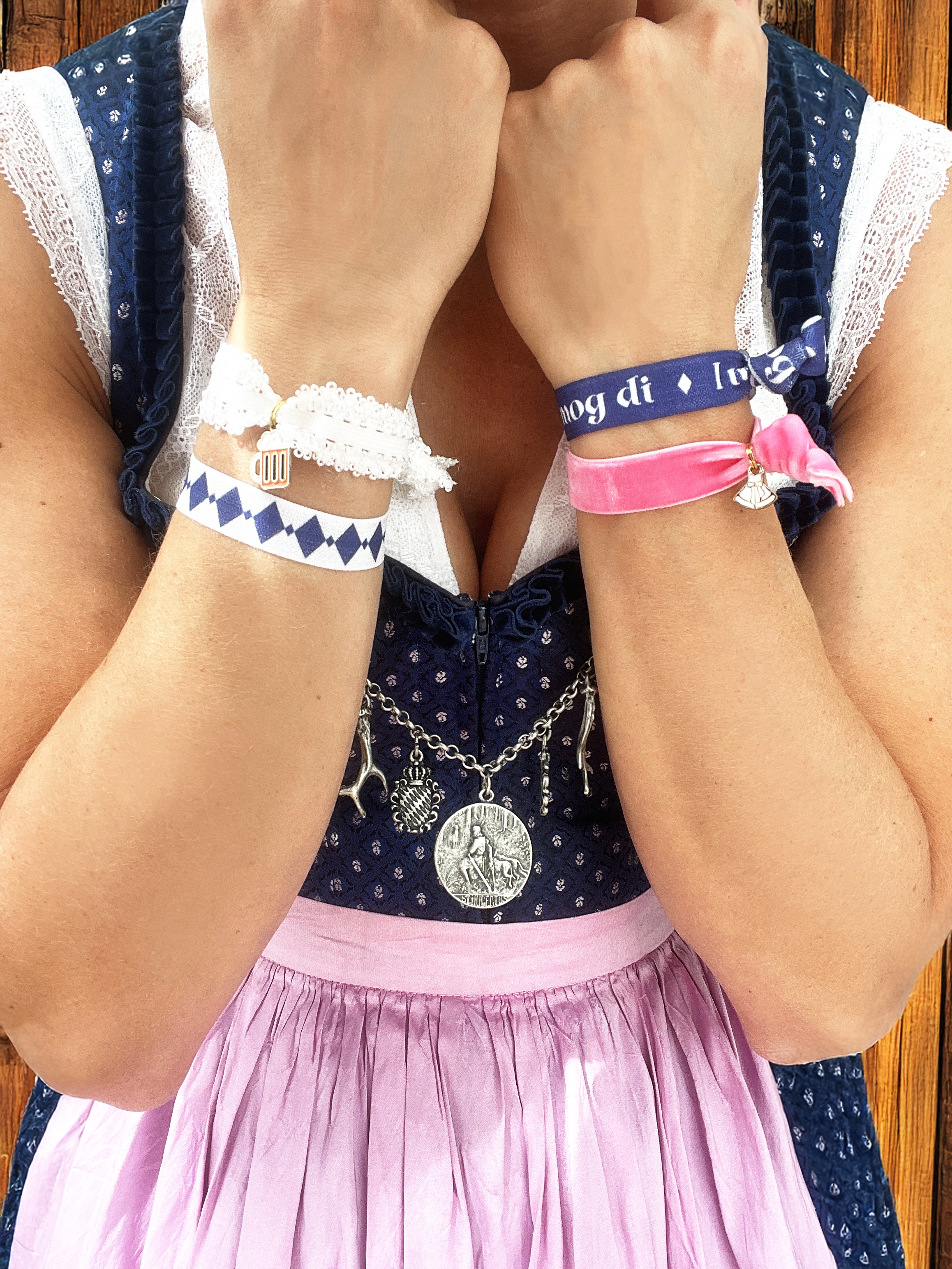 LIKERY 'I mog di' Haargummis & Armbänder