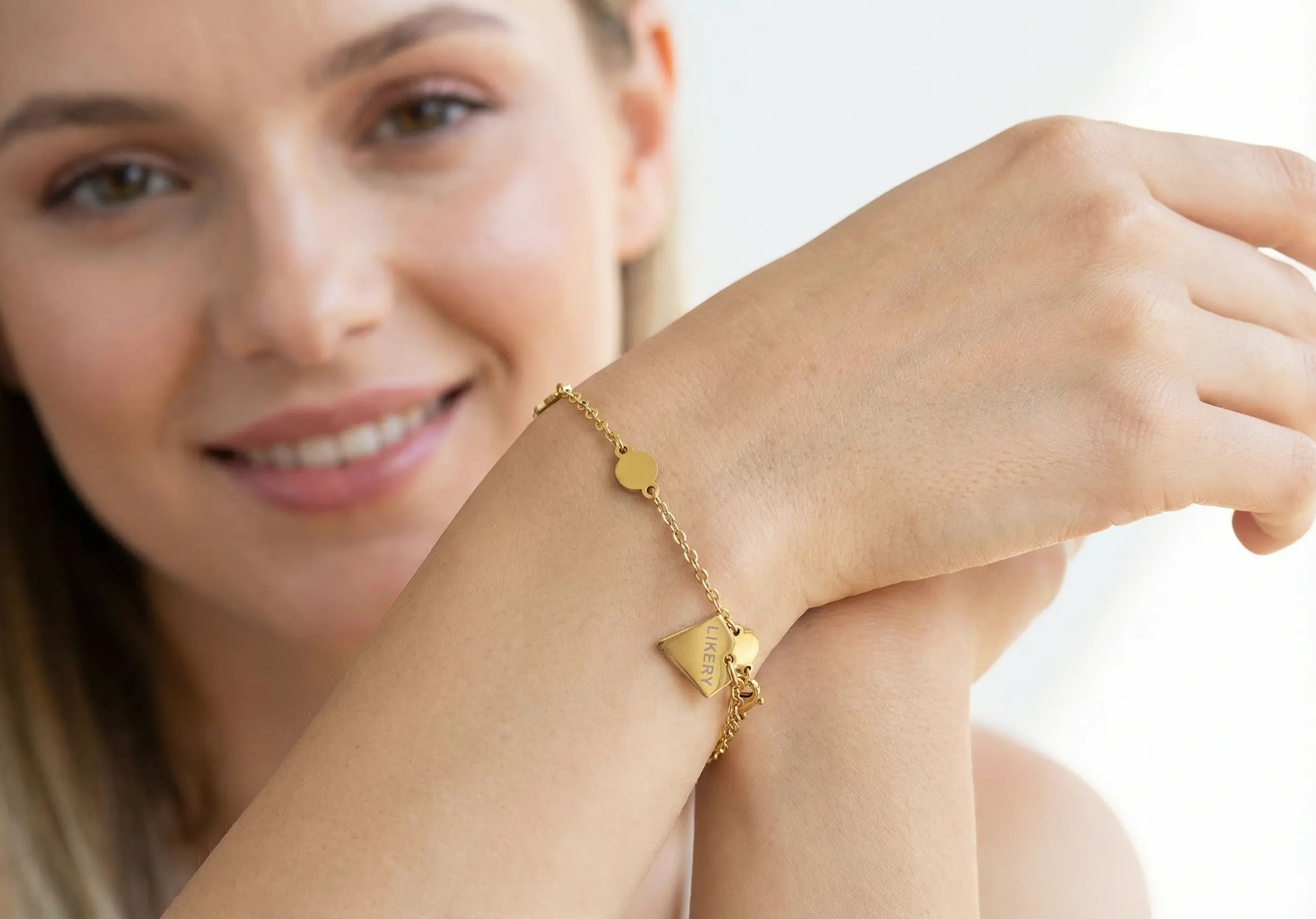 LIKERY Damen Armband Edelstahl