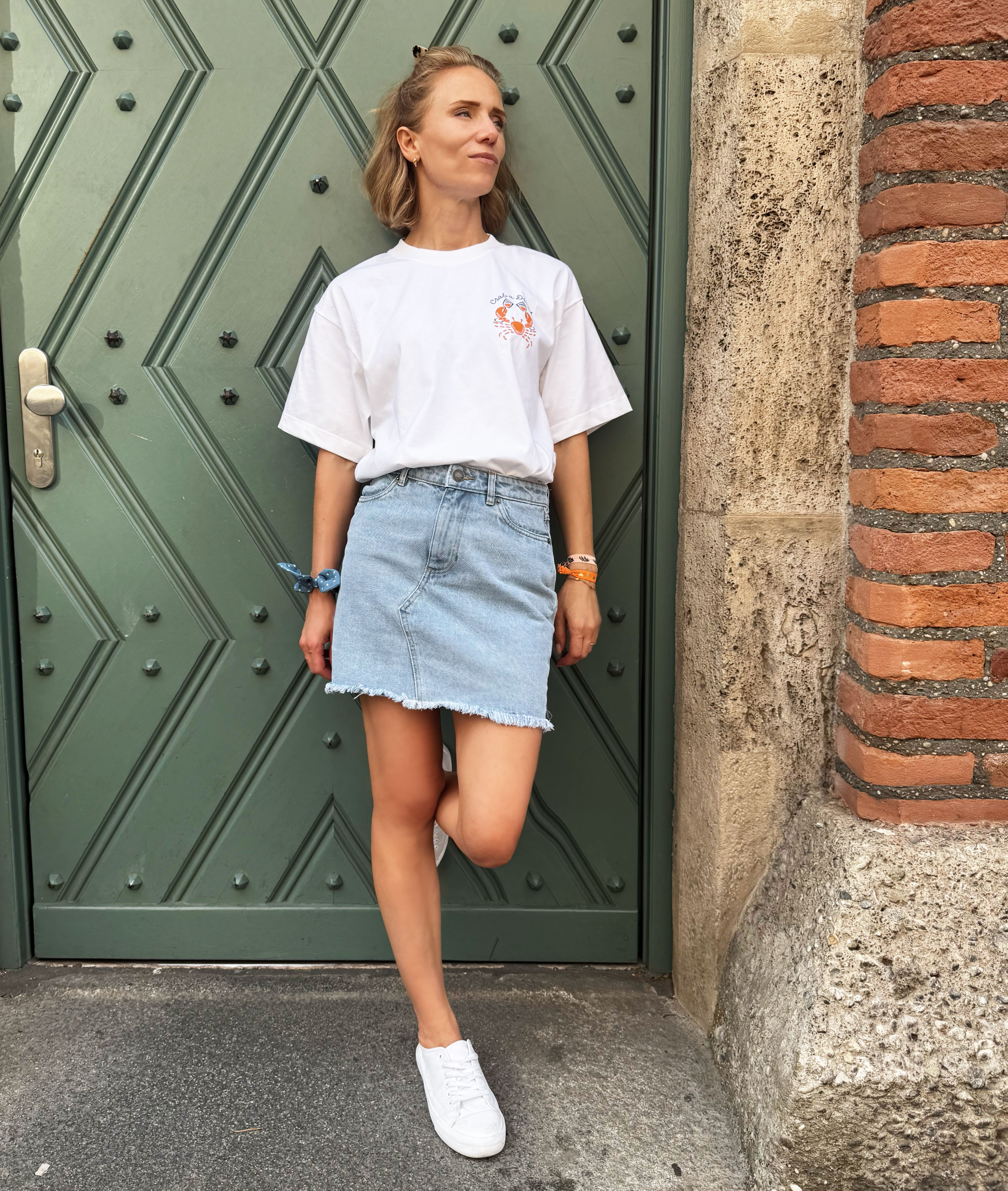 LIKERY Oversized T-Shirt „Crab a Drink“