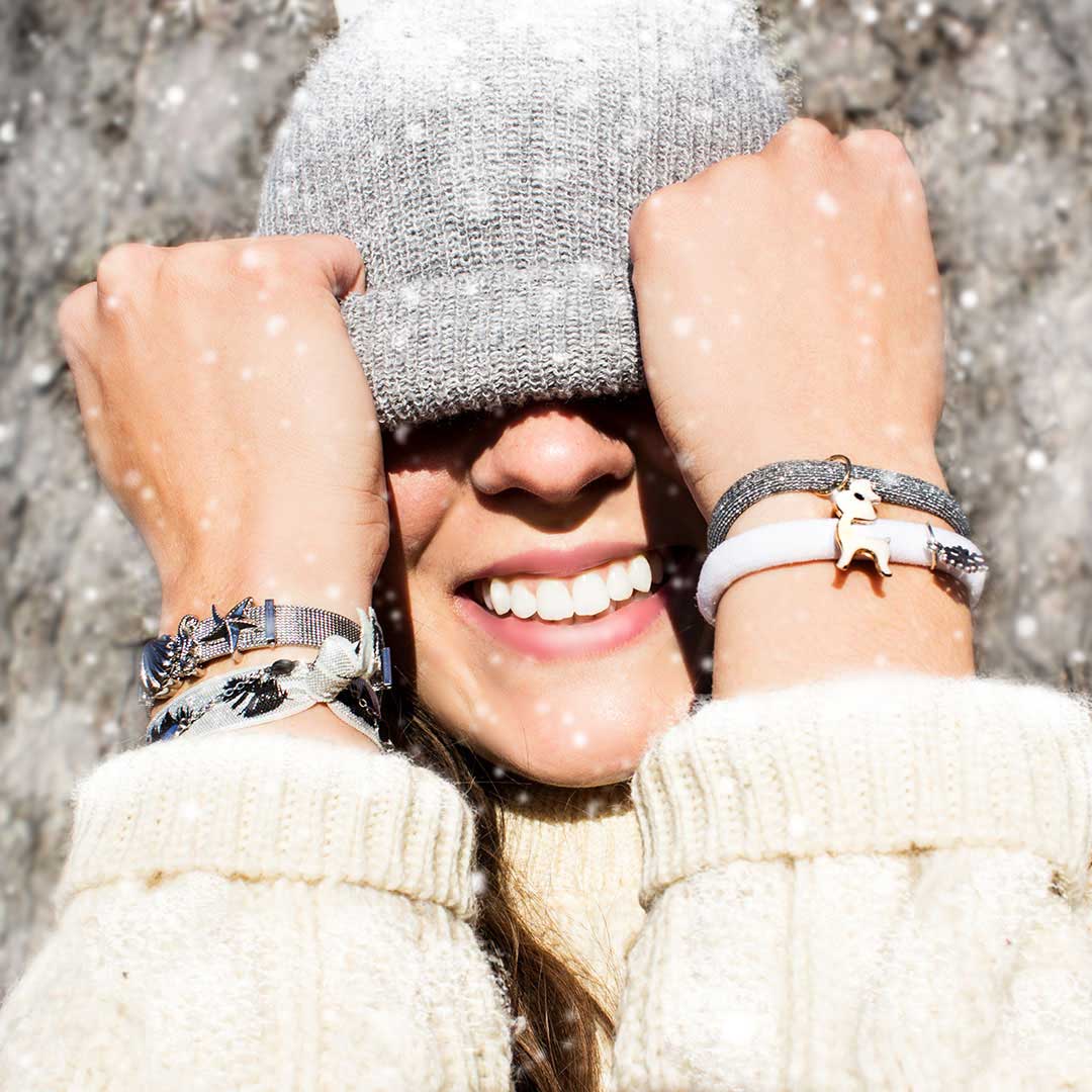 LIKERY 'Winter' Haargummis & Armbänder