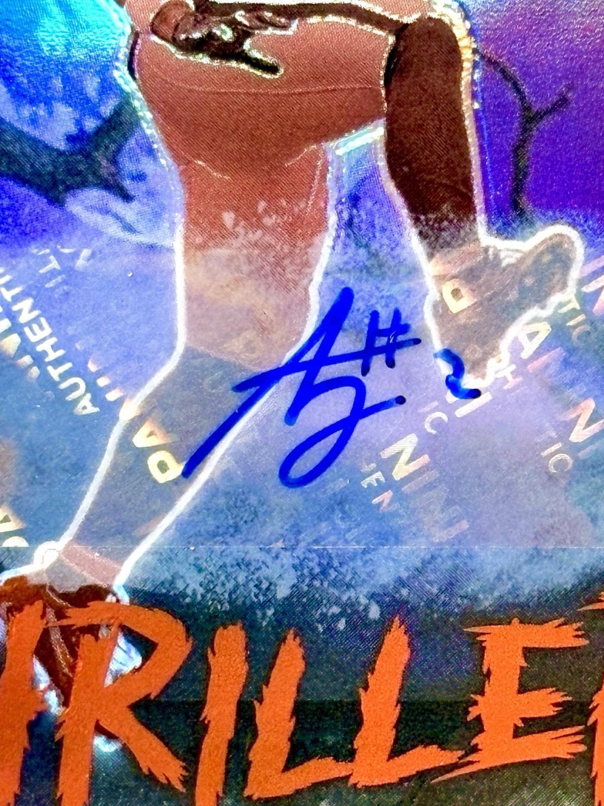 Ashton Jeanty Auto 2025 Panini Rookies & Stars Thrillers #3 Signatures