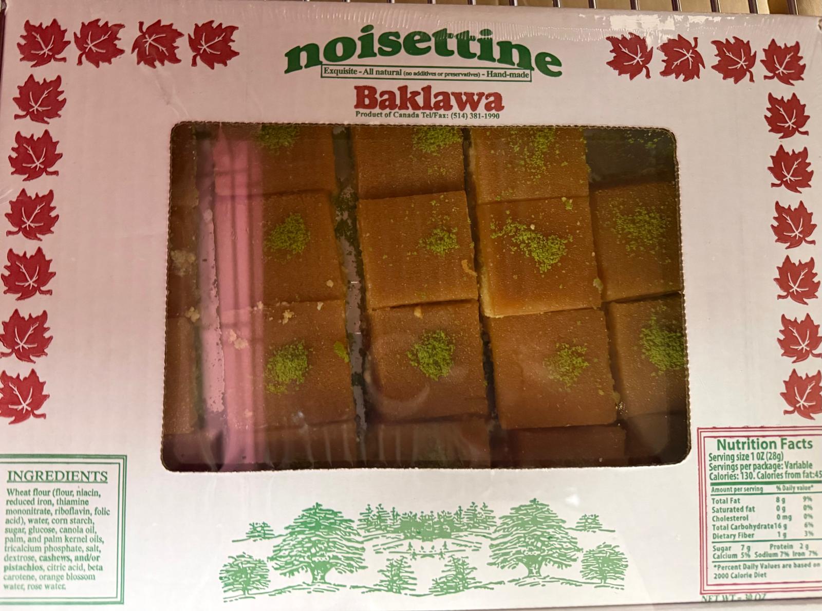 Noisettine Baklawa