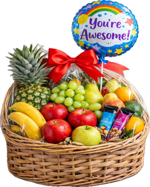 Thoughtful and Healthy Fruits Basket