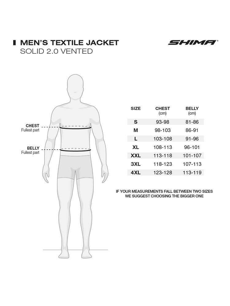 KURTKA MOTOCYKLOWA TEKSTYLNA SHIMA SOLID 2.0 VENT CZARNA