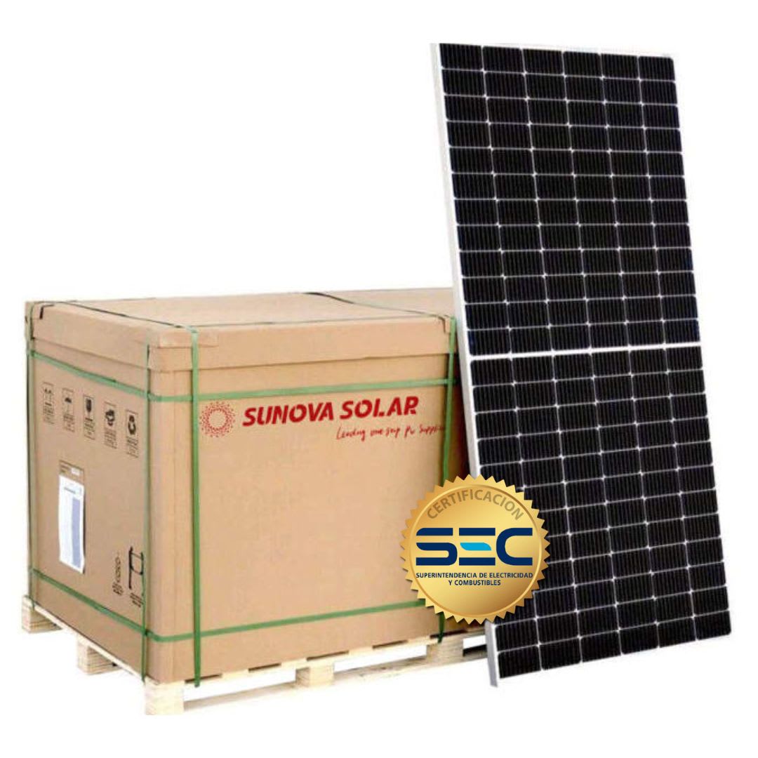 Pallet Panel SolarDAH Solar 590W bifacial N-type
