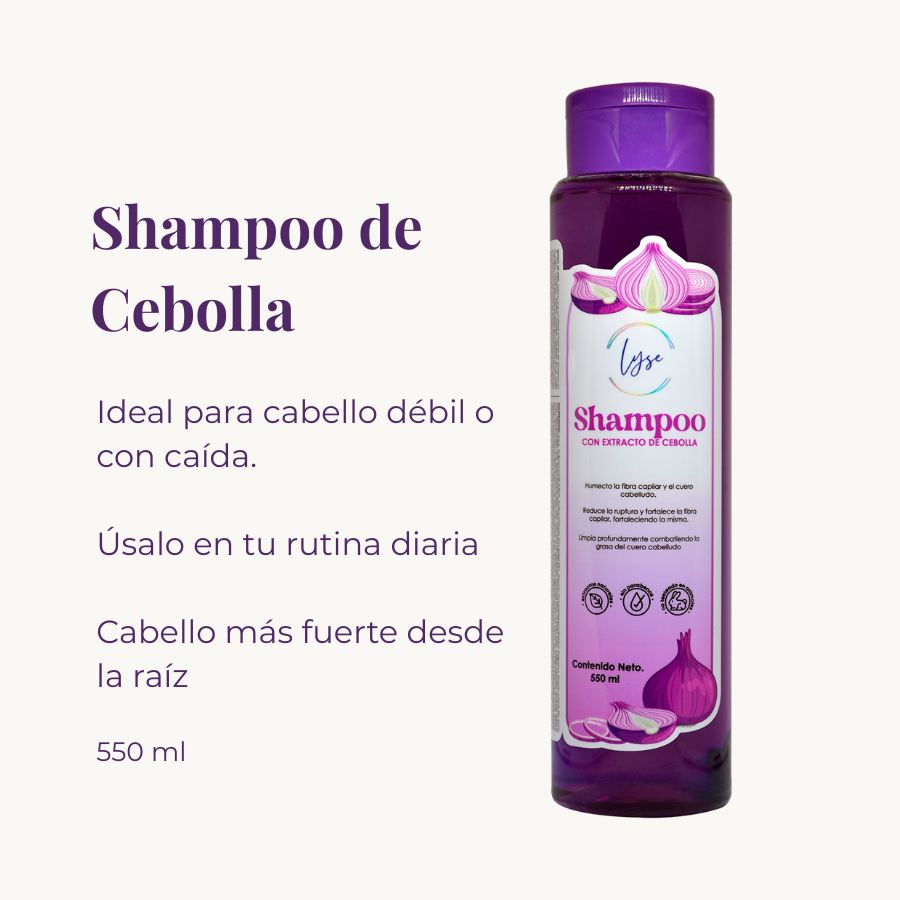 Shampoo de Cebolla Lyse 550 ml