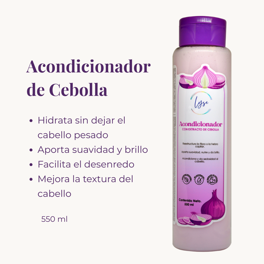 Acondicionador de Cebolla Lyse 550 ml
