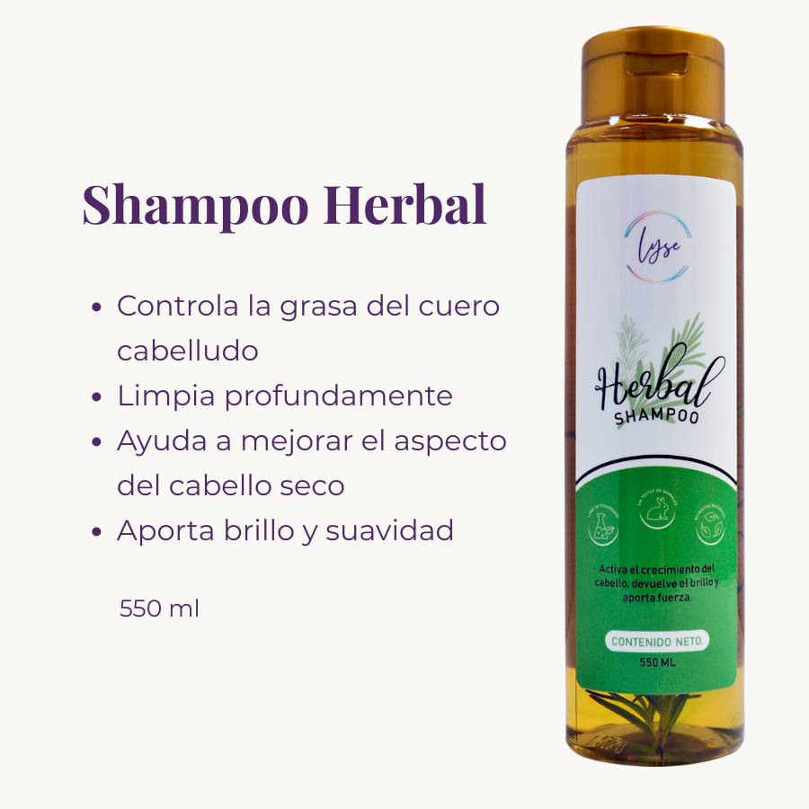 Shampoo Herbal Lyse 550 ml