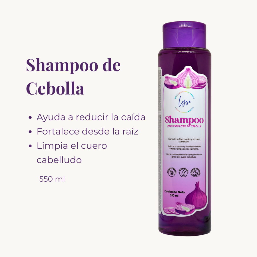 Shampoo de Cebolla Lyse 550 ml