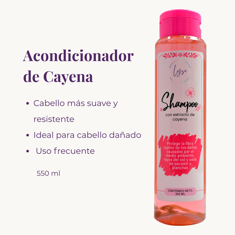 Acondicionador de Cayena Lyse 550 ml