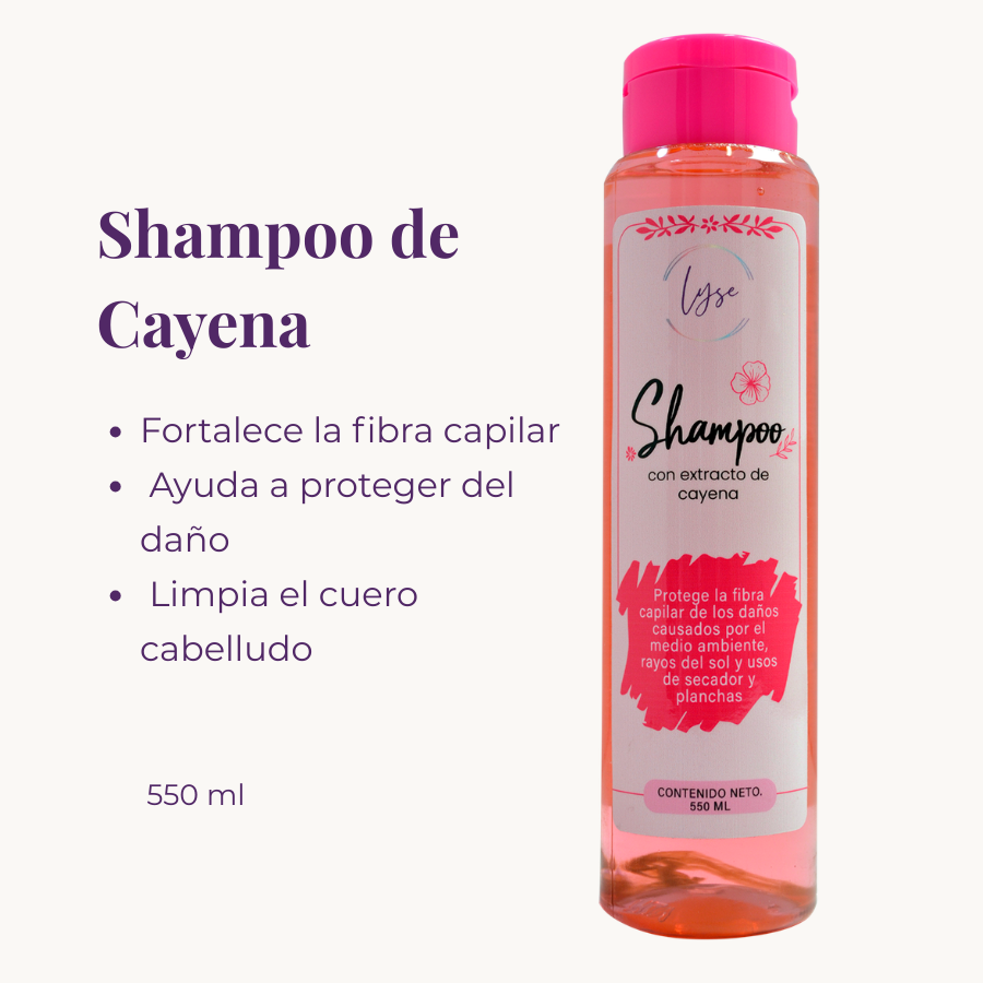 Shampoo de Cayena Lyse 550 ml