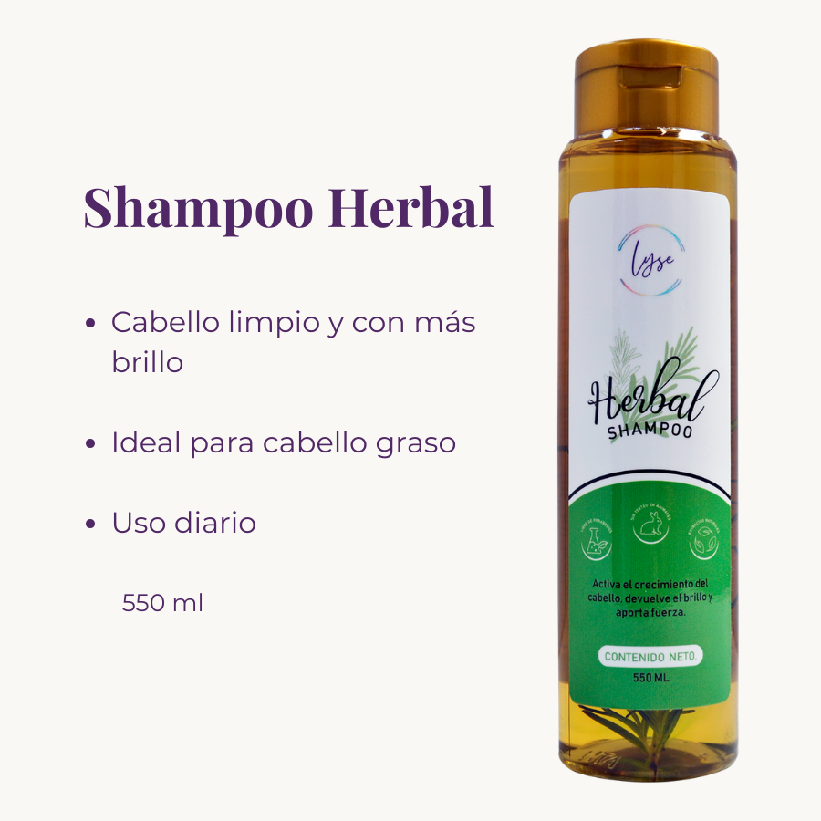 Shampoo Herbal Lyse 550 ml