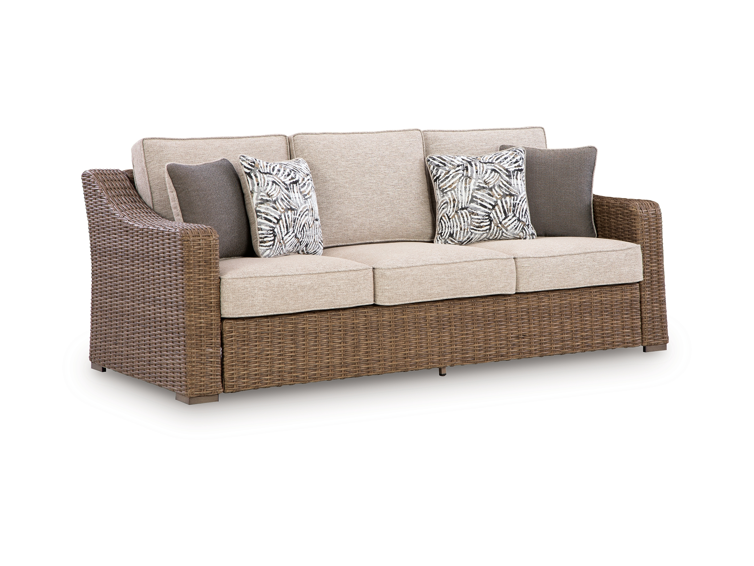 Revare Beach, Sofa +  2 Rocking Swivel Chairs 