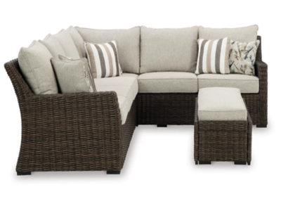 Brook Ranch Sectional and Ottoman
