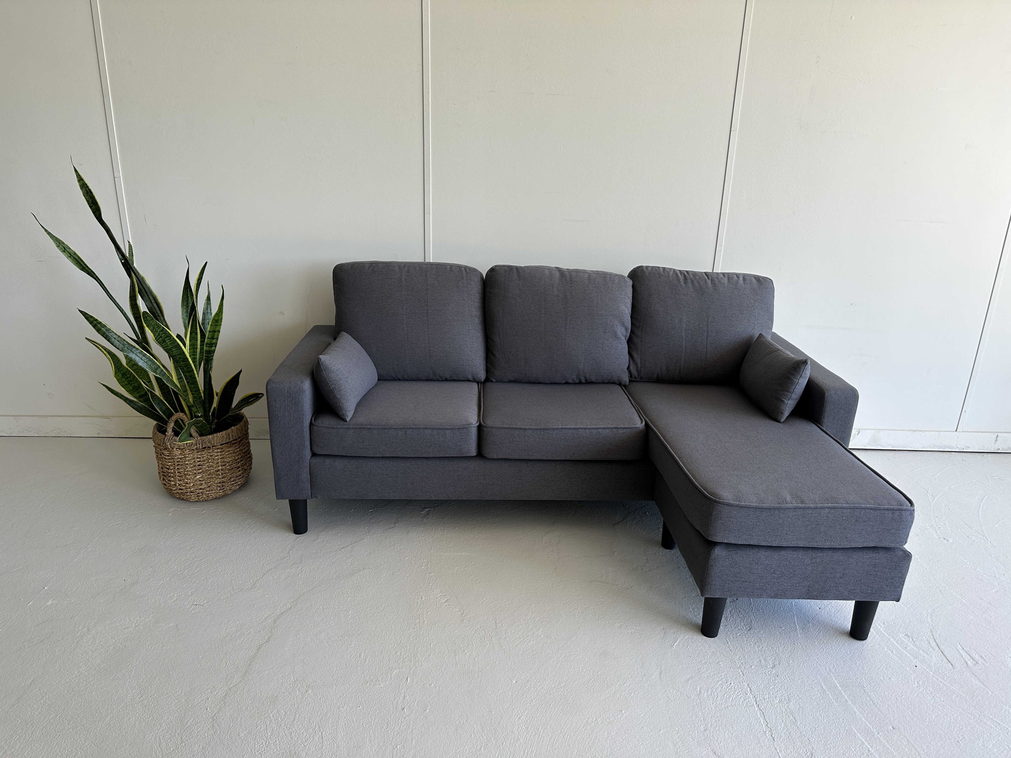 Modern Gray Sectional Sofa