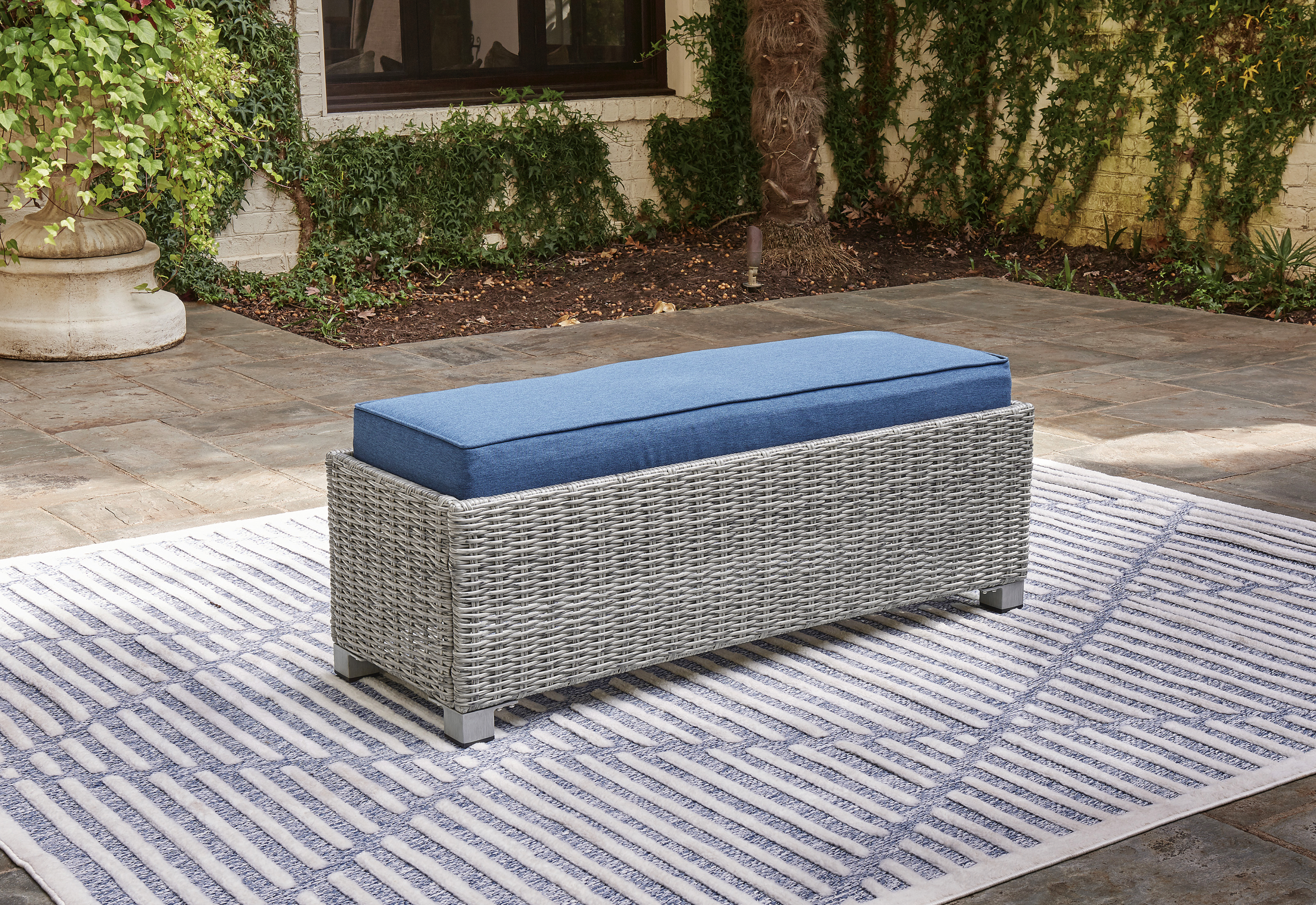 Naples Beach, Sectional + Table + Bench (chair & end table add ons available)