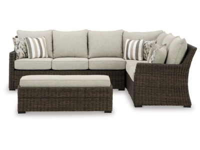 Brook Ranch Sectional and Ottoman