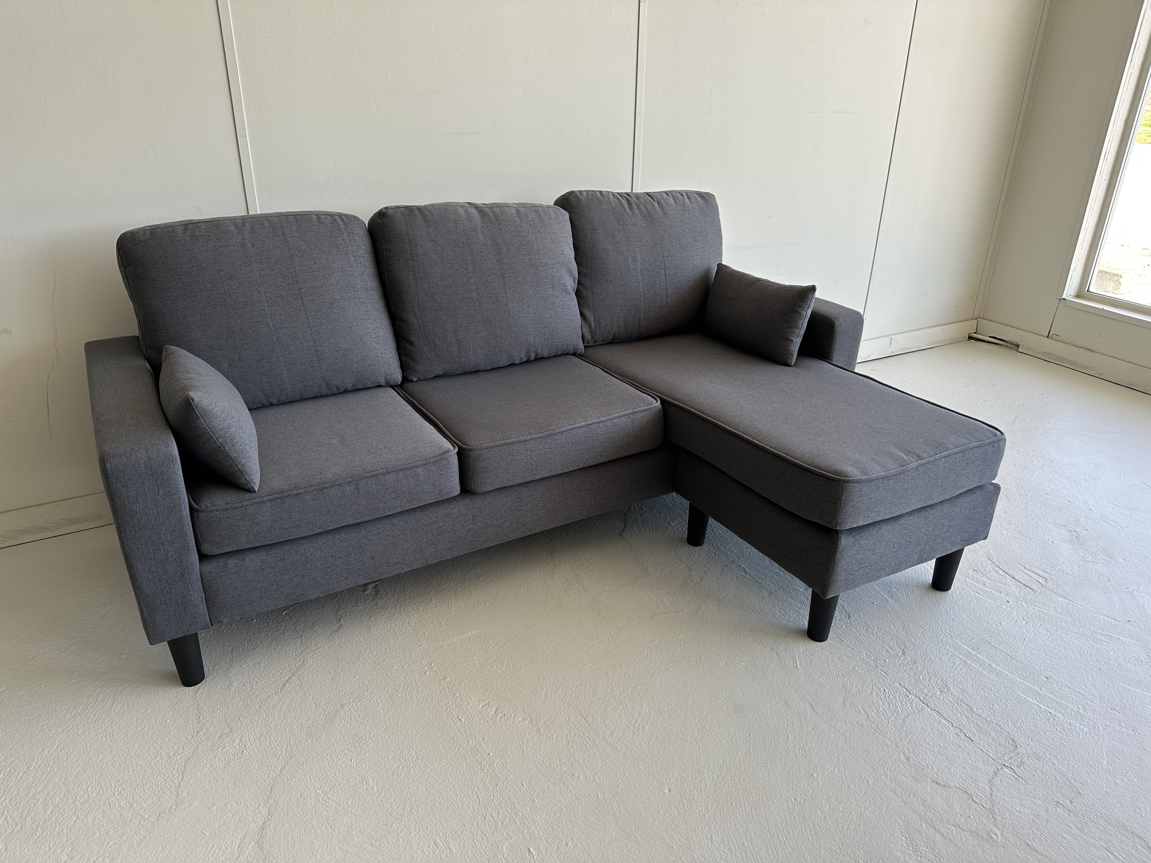 Modern Gray Sectional Sofa