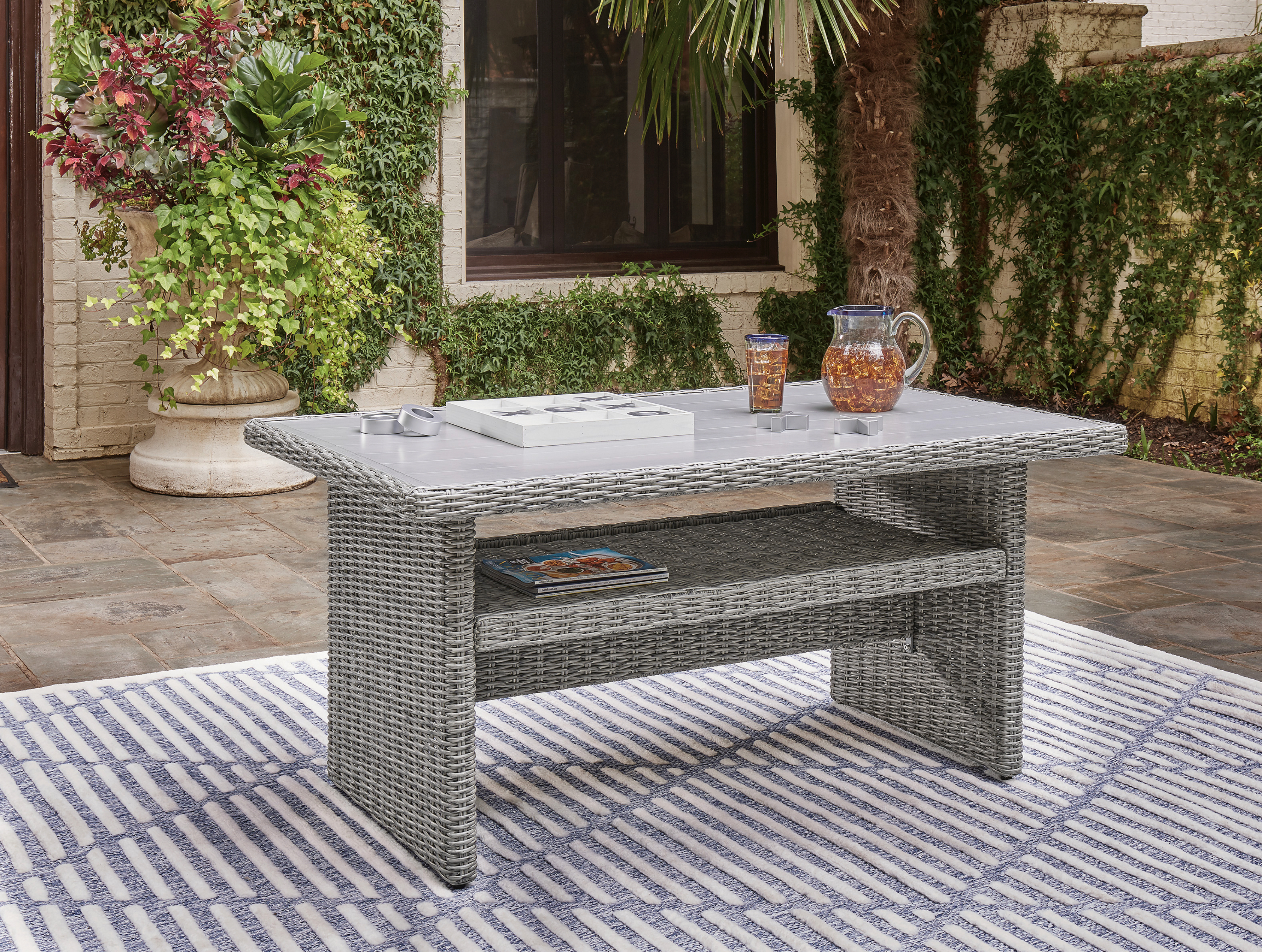 Naples Beach, Sectional + Table + Bench (chair & end table add ons available)