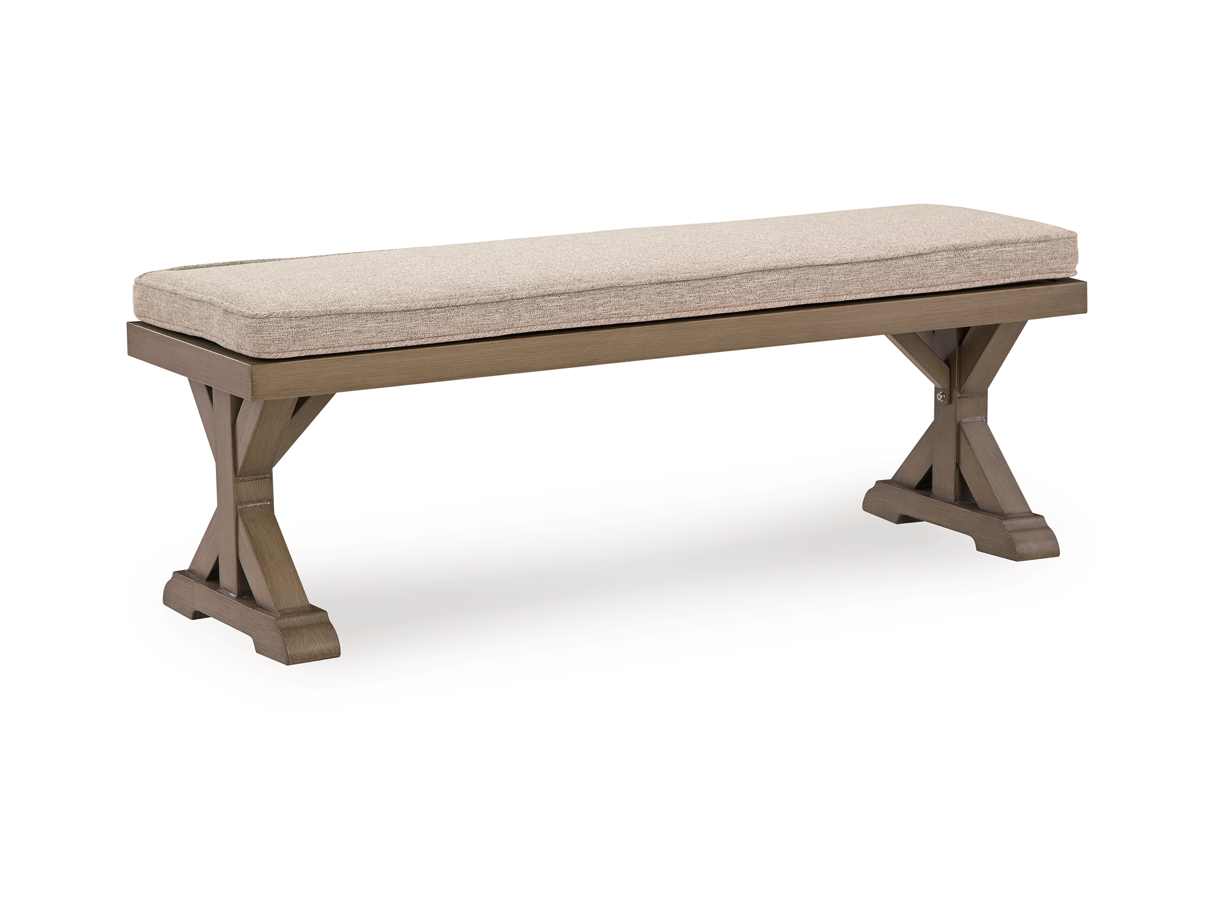 Revare Beach, Dining table + Bench + 4 Chairs 