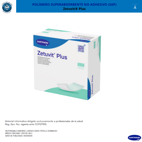 Zetuvit - POLÍMERO SUPERABSORBENTE DE SILICONA (SAP)