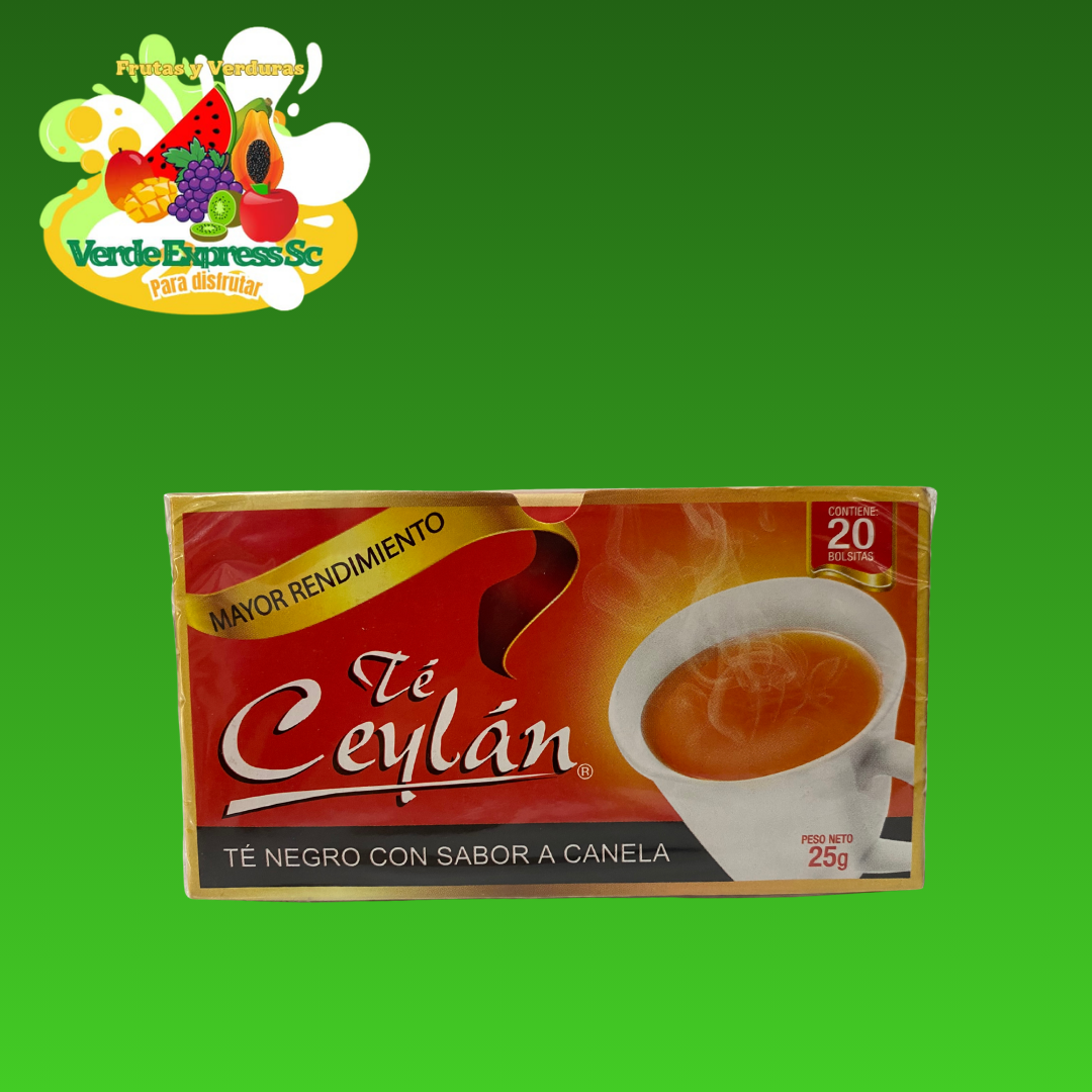 Té Ceylán Negro con Canela