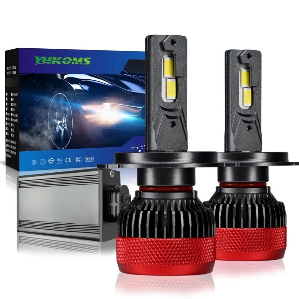 VOLTVISION LED Headlight Bulbs, 120W 10,000LM per Pair, High-Power 3570 Chip, IP67 Waterproof, 2-Pack