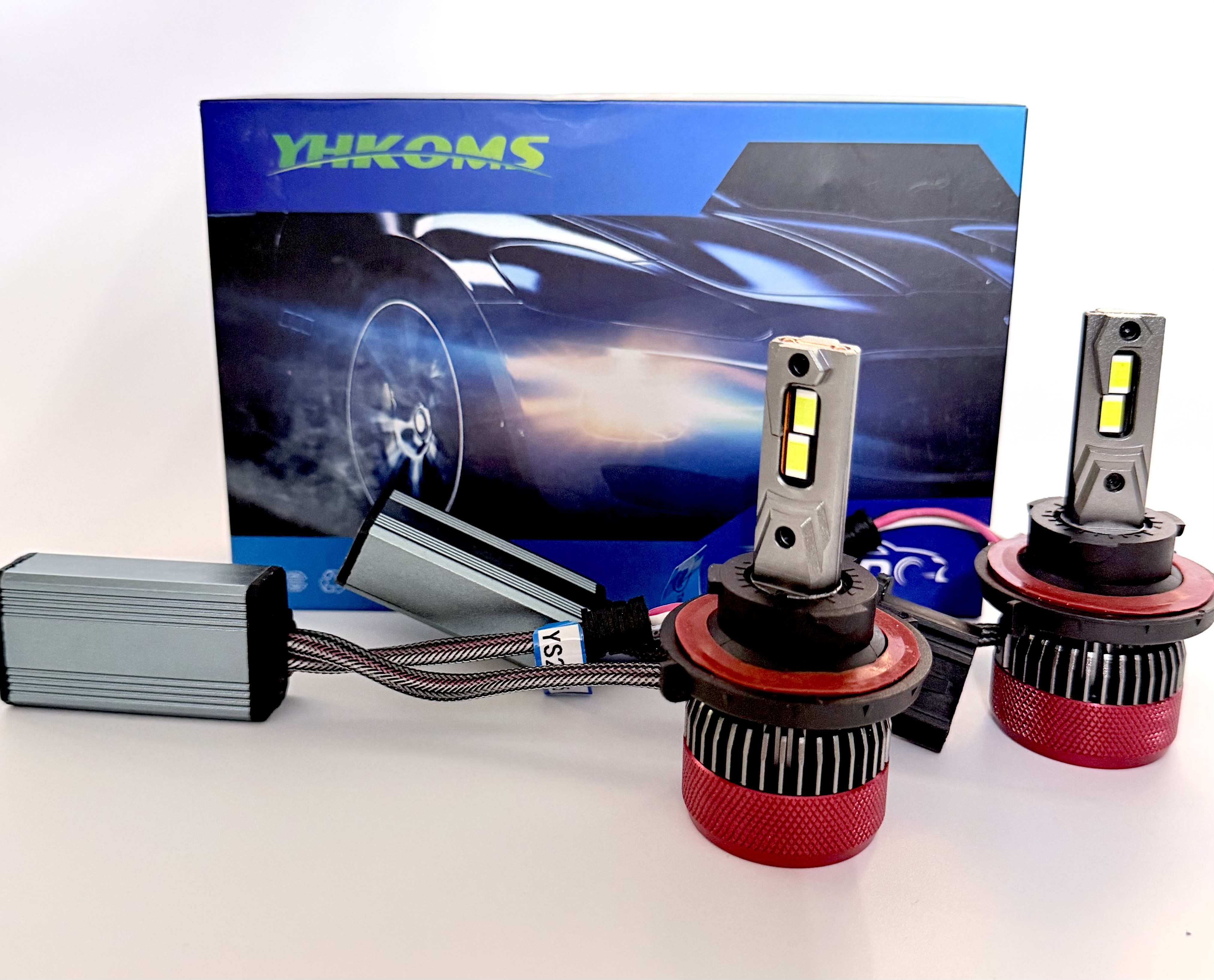 VOLTVISION LED Headlight Bulbs, 120W 10,000LM per Pair, High-Power 3570 Chip, IP67 Waterproof, 2-Pack