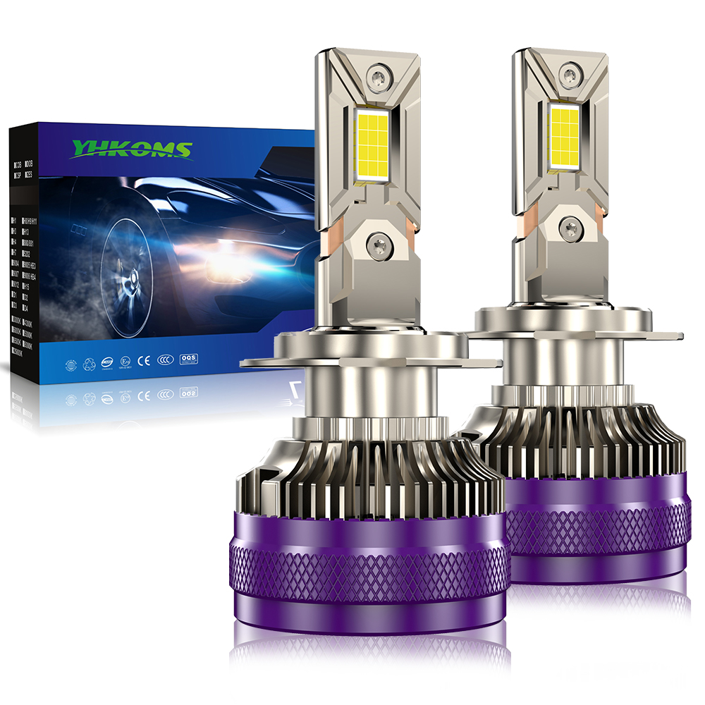 VOLTVISION LED Headlight Bulbs, 130W 10,000LM per Pair, High-Power 5585 Chip, IP67 Waterproof, 2-Pack