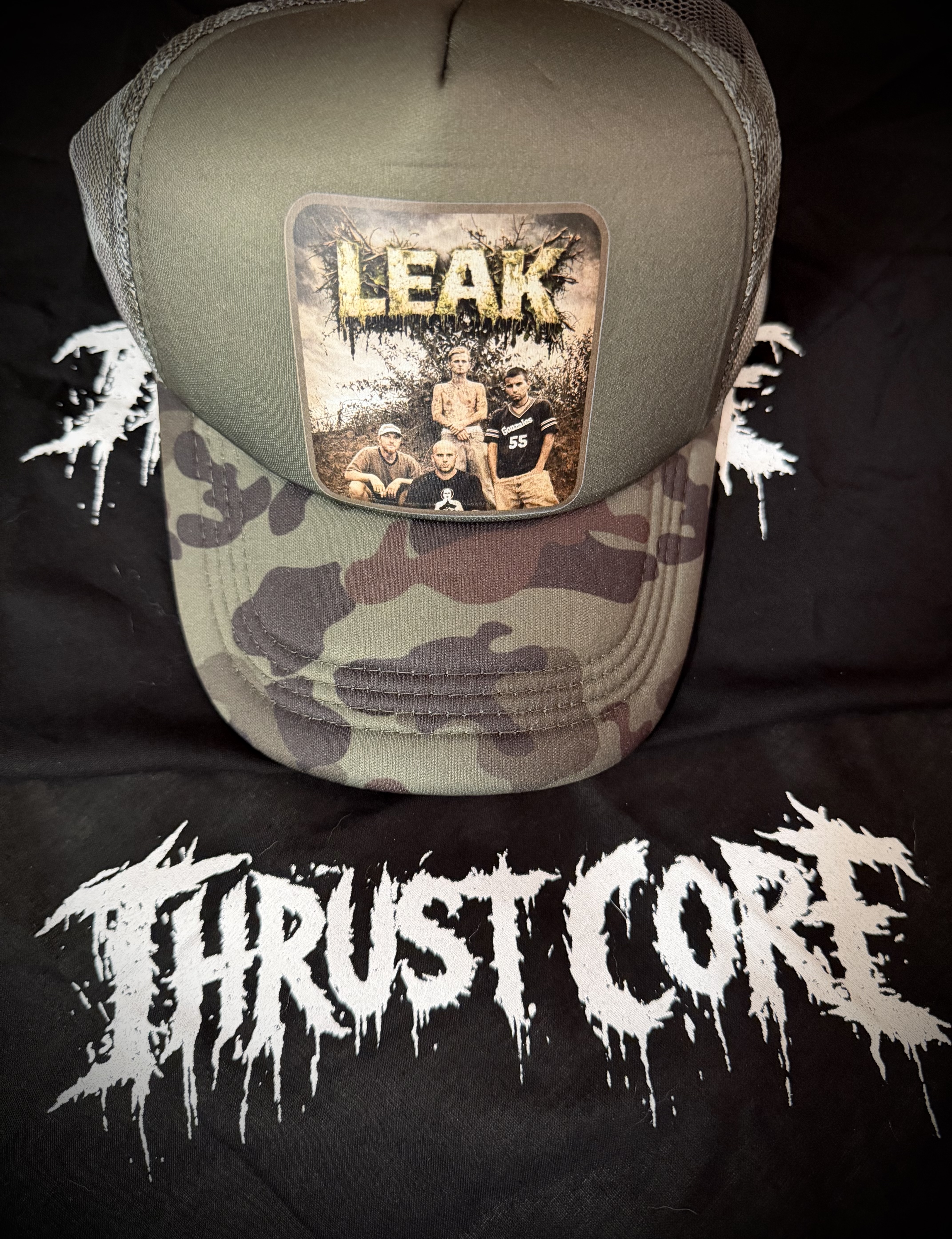 Leak Camo Trucker Hat