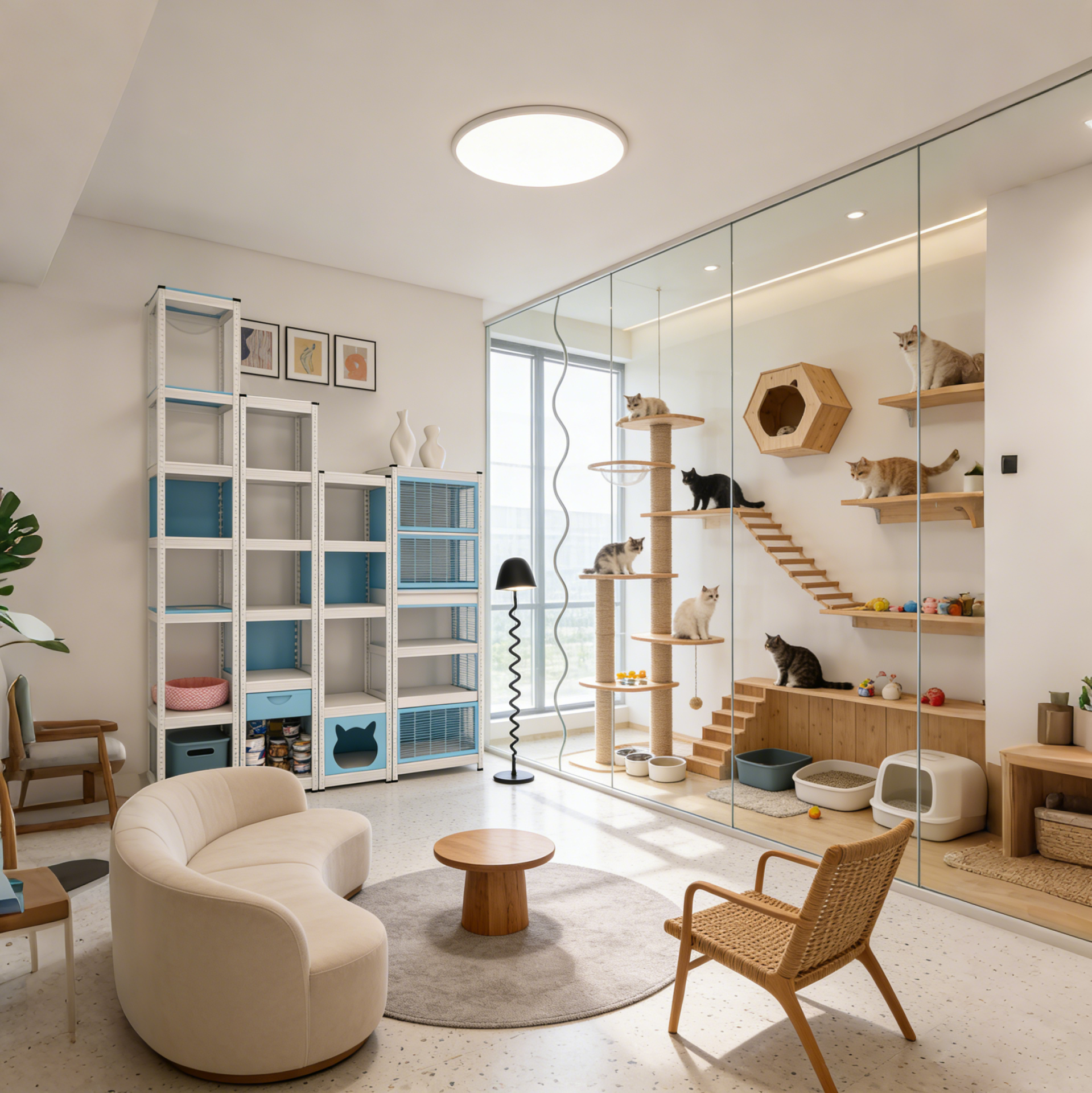 Modular furniture for both humans and pets