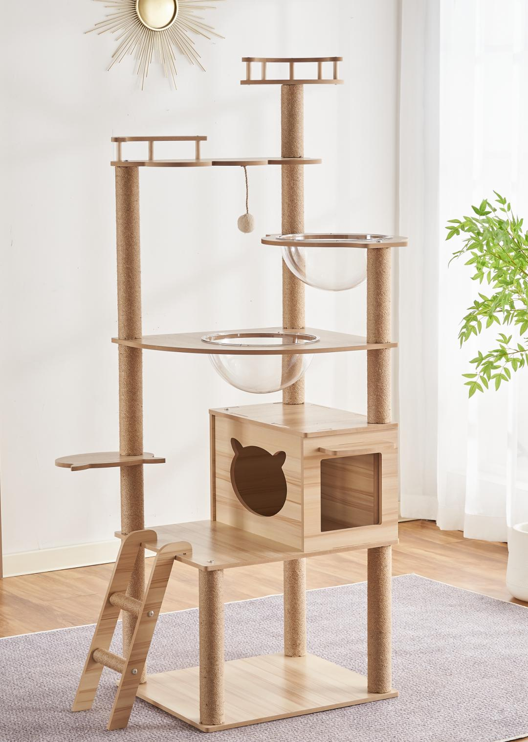 Density board cat climbing frame Series