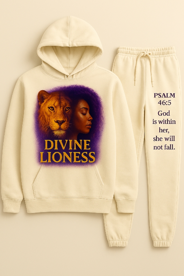 Divine Lioness Hoodie & Sweatpants Set