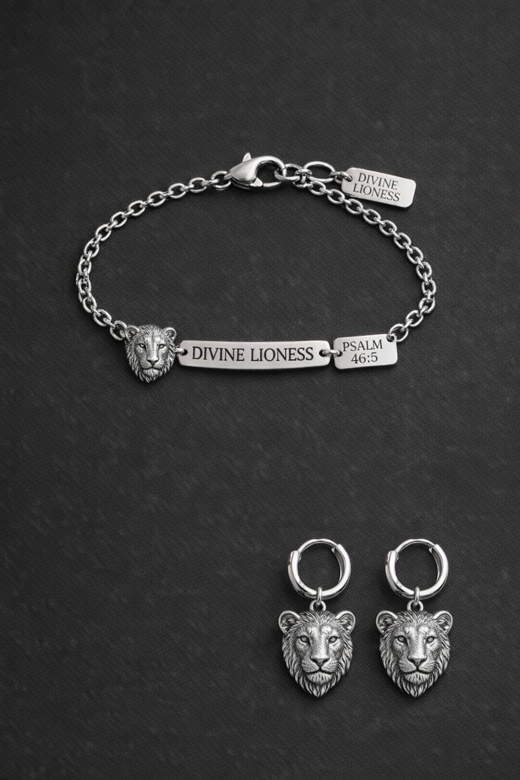 Divine Lioness Jewelry Set